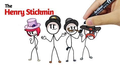 How To Draw Henry Stickmin How To Draw Henry Stickman Henry Stickmin
