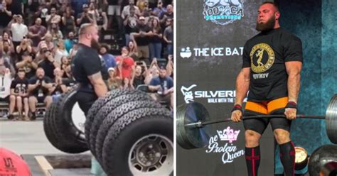 Oleksii Novikov Deadlifts Hummer Tyres Weighing 1210lbs