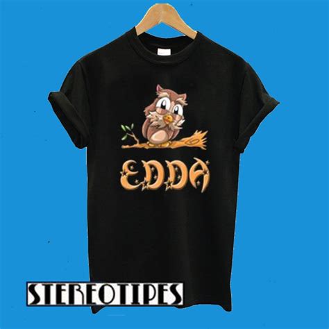 Edda Edda Owl T Shirt Owl T Shirt T Shirt Shirts