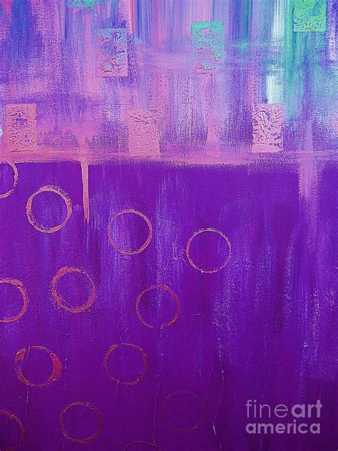 Feeling Purple Abstract Painting By Saundra Myles Fine Art America