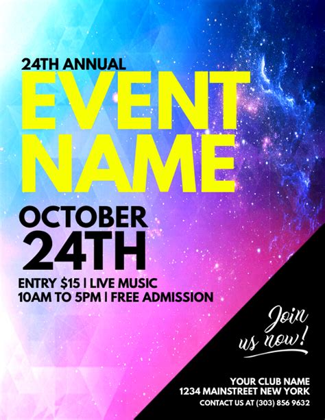 Event Flyer Template Postermywall