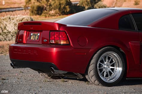 Red Ford Mustang 4th Gen 03 Svt Cobra Terminator Ccw D110 Wheels In