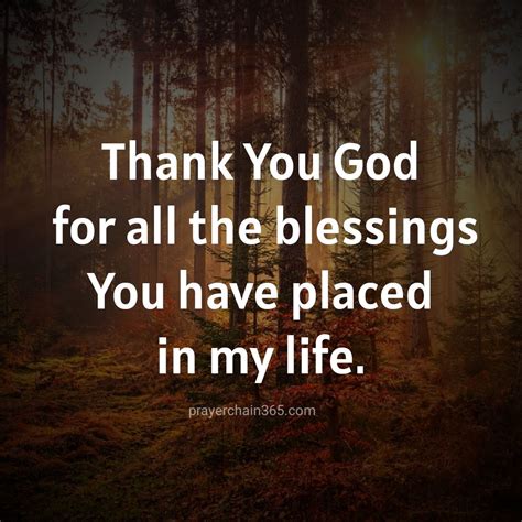 Thank You God For All The Blessings