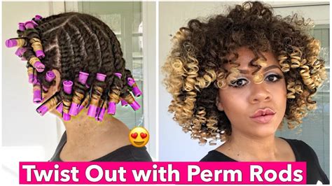 Viral Natural Hairstyles With Perm Rods Nappy Twist Hairstyles