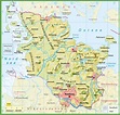 Schleswig-Holstein physical map - Ontheworldmap.com