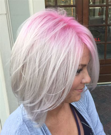 The Journey Classic Blonde To Pink Root Shadow To Metallic Blonde