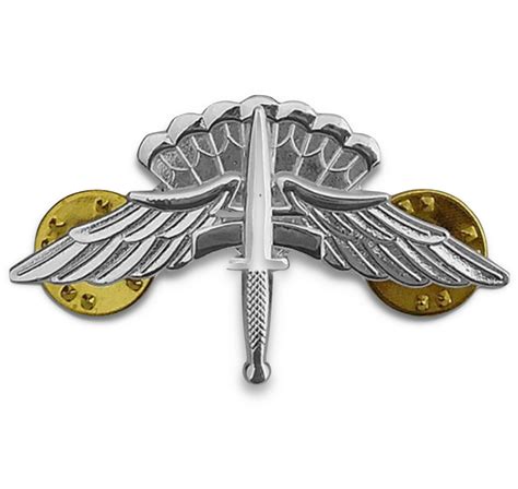 Military Free Fall Parachute Halo Wings Badge Military Depot