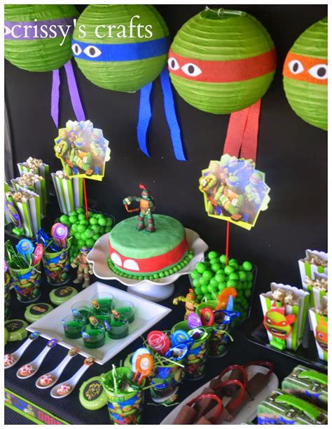 I Styled This Ninja Turtle Party For My Sons Best Friend A Couple Of