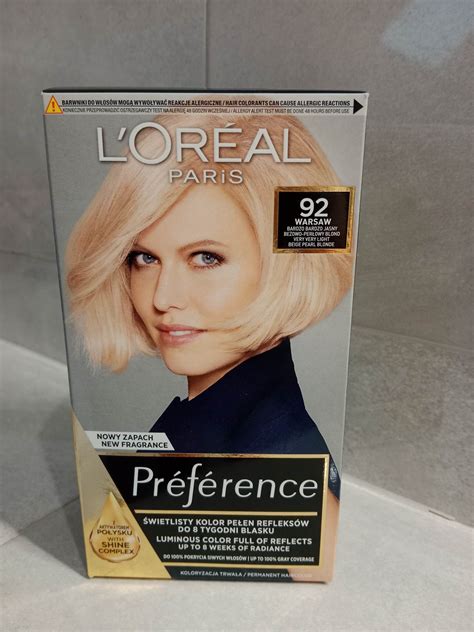 Farba Do Włosów Loreal Paris Preference Warsaw 92 Blond Opinia