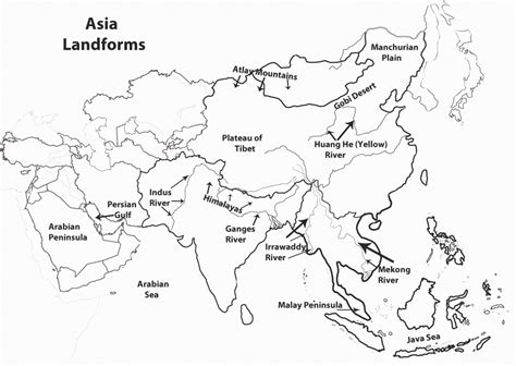 Printable Map Asia Of Blank East 5 World Wide Maps Throughout Blank