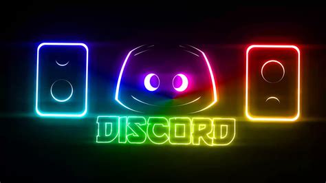 Neon Discord Intro Logo Youtube
