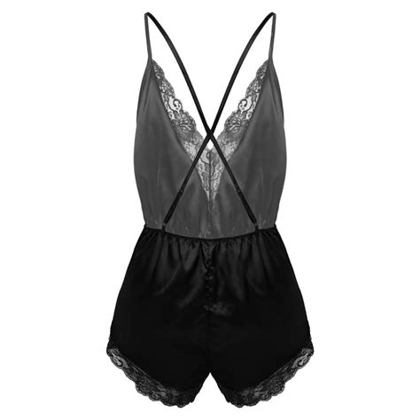 Buy Dropship Products Of Sexy Costumesmens Erotic Lingerie Sissy Pajamas Romper Sleepwear Lace