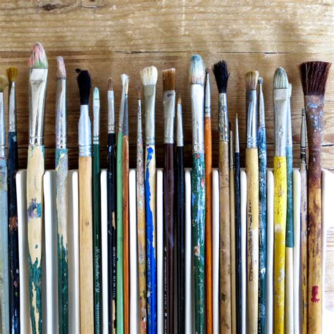 Anything Goes Here Vintage Artist Paint Brushes For Sale