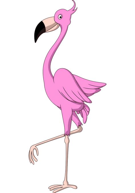 Cartoon Flamingo Clipart Transparent Clipart World