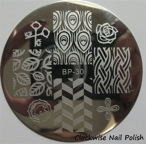 The Clockwise Nail Polish Born Pretty Bp 30 Stamping Plate Review