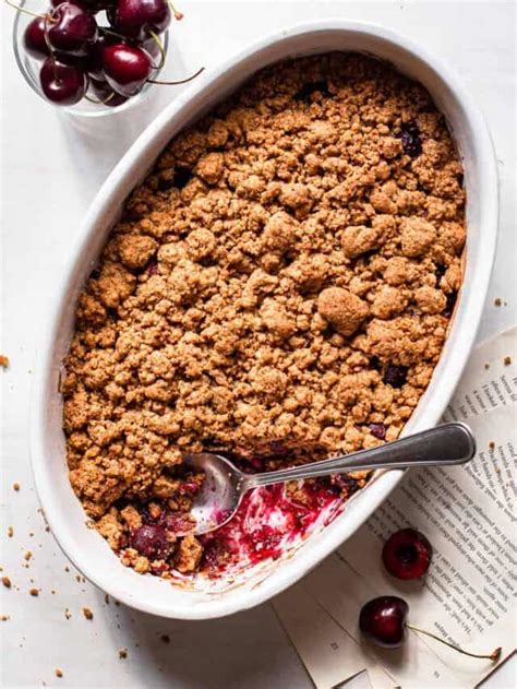 Cherry Crumble Cooking With Elo