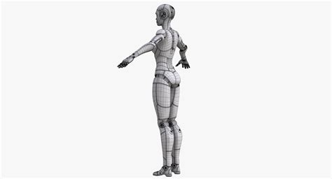 Cyber Girl Robot Modelo 3d 79 Fbx Lwo Obj Free3d