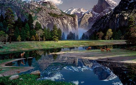 Free Download 1680x1050 Delightful Yosemite Spring Desktop Pc And Mac