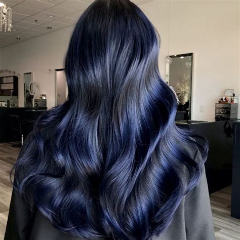 That Shine Tho Midnight Blue💙 On Previous Lightened Hair By Adding