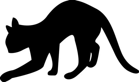 Cat Silhouette Clip Art Cat Png Download 981578 Free Transparent