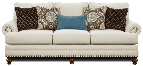 View the largest selection of living room furniture online at furniture from home. Fusion Furniture 2820 Traditional Sofa with Nailhead Trim - Miskelly Furniture - Sofas