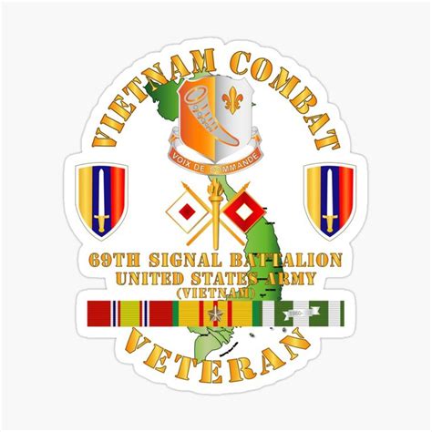 Army Vietnam Combat Vet W 69th Signal Bn Dui Usarv W Vn Svc