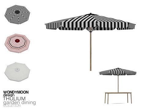 Thulium Garden Dining Umbrella For Tables Found In Tsr Category