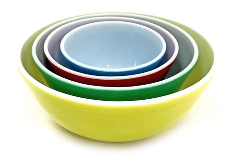 Lot Vintage Pyrex Nesting Bowls Casserole Dishes
