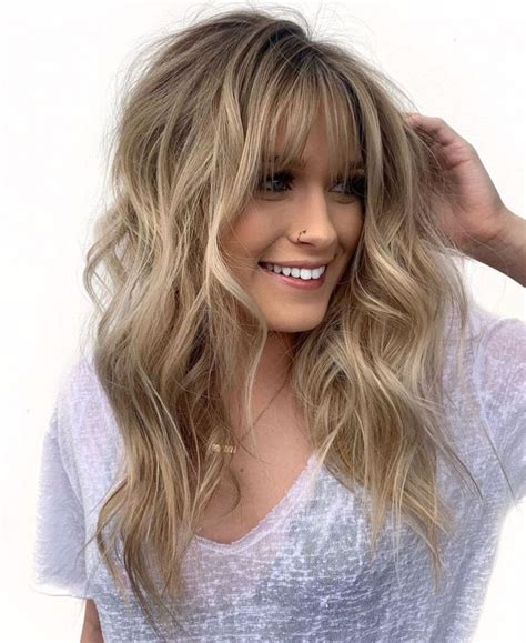 50 cute and effortless long layered haircuts with bangs layered haircuts with bangs hair