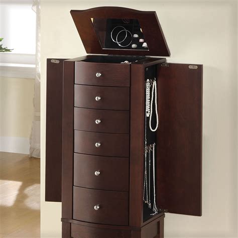 398 315 • Merlot Jewelry Armoire Powell