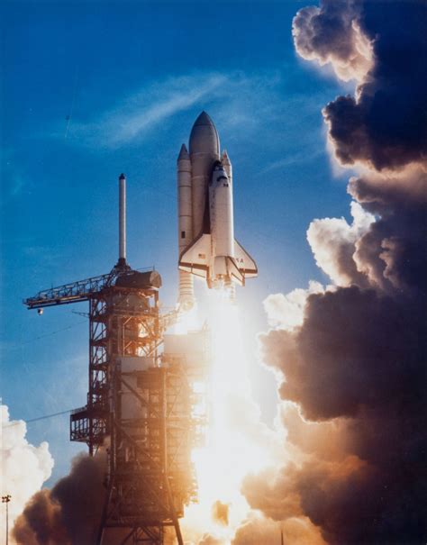 Space Shuttle Columbia Sts 1 Launched From