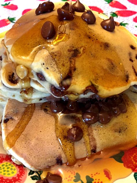 I am 100% here for any recipe that will help me get pancakes on the table more quickly. Easy Chocolate Chip Pancakes Recipe From Scratch - Melanie ...