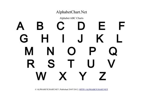 Uppercase Alphabet Charts In Pdf Normal Bold And Italic Alphabet