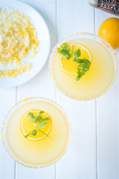 Meyer Lemons Add A Twist To This Easy Margarita Recipe Adding A Little