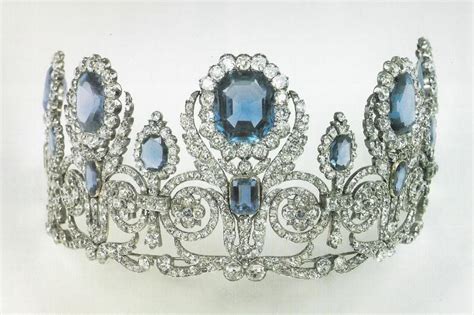 Empress Josephine Sapphire And Diamond Tiara Royal Jewels Diamond