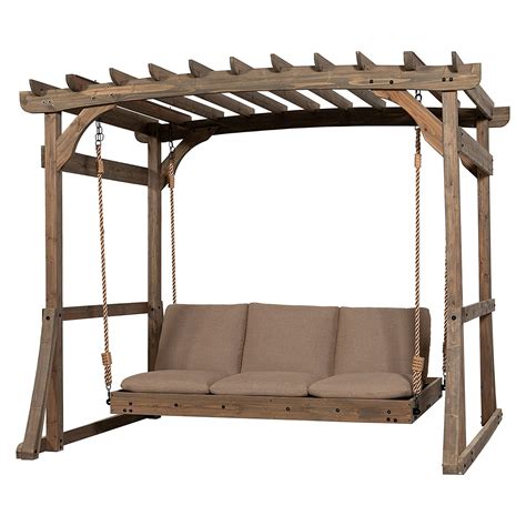 Review Claremont Pergola Lounger Porch Swing With Stand Hanging Chairs