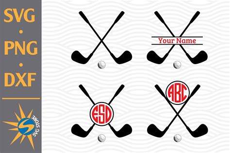 Download Golf Monogram SVG, PNG, DXF Digital Files Include (713451 ...