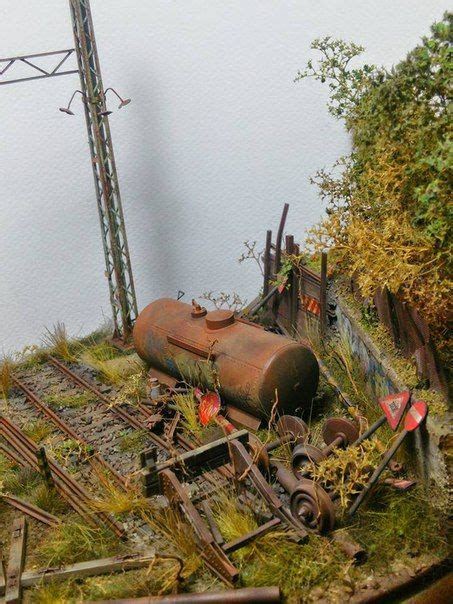 Abandoned Rail By George Mefsut Diorama N Scale Train Layout N