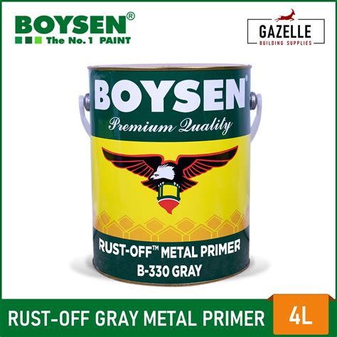 Boysen Rust Off Gray Alkyd Metal Primer B330 4l Lazada Ph