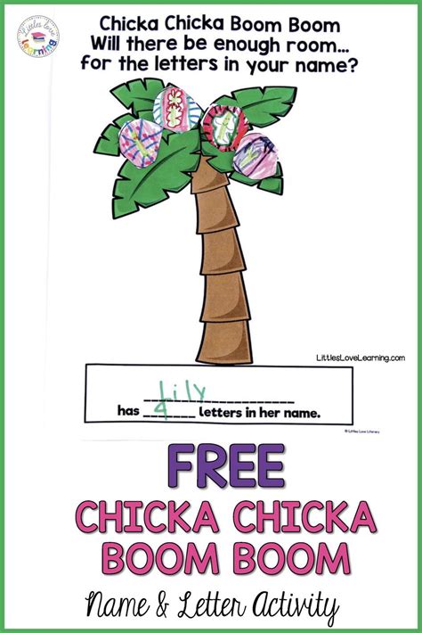 Free Printable Chicka Chicka Boom Boom Worksheets Printable Templates Free