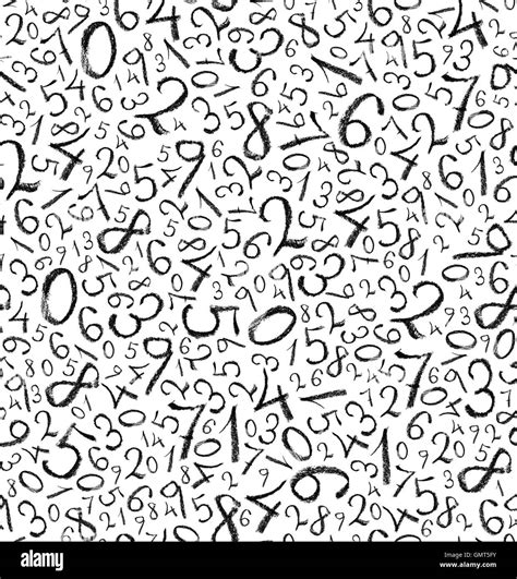 Numbers Background Black And White Stock Photos And Images Alamy
