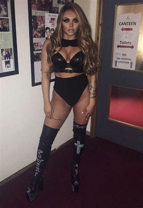 Jesy Nelson Instagram Fans Wowed By Her Pvc Bra And Tiny Knickers