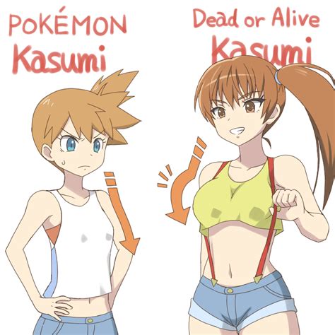 DOA Kasumi Vs Pokemon Kasumi Senran International Academy