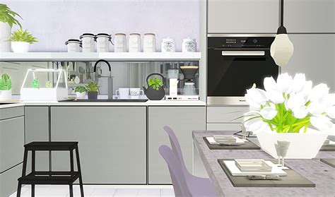 :) the download is in the youtube video description!!! Sims 4 CC — Swedish modern kitchen