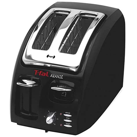 T Fal 2 Slice Classic Black 6 Mode Wide Slot Toaster The Top Toasters