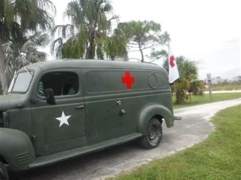 1941 Wc Military Ambulance For Sale Dodge Panel Van 1941