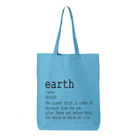 Earth Tote Bag Earth Day Tote Bag Shopping Bag Shoulder Etsy