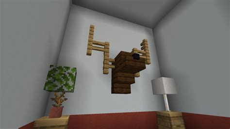 I'm currently trying to use slabs as my ceiling, but i'm getting the bug where light doesn't interact with them properly and casts shadows on all of the blocks, making them all really dark. Mounted Elk Head - Minecraft Furniture