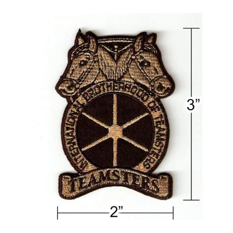 Teamsters Embroidered Iron On Patch Etsy