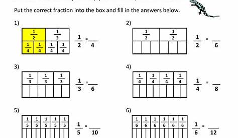 fraction grade 2 worksheet